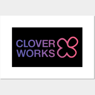 Clover Works Logo Posters and Art